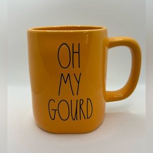 Rae Dunn ‘Oh My Gourd’ Orange mug